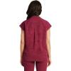 Healing Hands Scrub Top for Women Modern Fit Tee with 2 Pockets, Moisture Wicking, 360° Stretch and Quick Dry Fabric 2352(Wine)