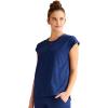 Healing Hands Scrubs for Women Jayden Scrub Top with 2 Pockets, Round Neck, Moisture Wicking and 360° Stretch Fabric HH602(Navy)