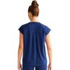 Healing Hands Scrubs for Women Jayden Scrub Top with 2 Pockets, Round Neck, Moisture Wicking and 360° Stretch Fabric HH602(Navy)