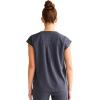 Healing Hands Scrubs for Women Jayden Scrub Top with 2 Pockets, Round Neck, Moisture Wicking and 360° Stretch Fabric HH602(Pewter)
