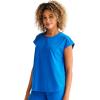 Healing Hands Scrubs for Women Jayden Scrub Top with 2 Pockets, Round Neck, Moisture Wicking and 360° Stretch Fabric HH602(Royal)