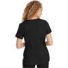 Healing Hands Scrubs for Women Jill Scrub Top V-Neck Modern Fit with 2 Patch Pockets and 2-Way Stretch Fabric 2320(Black)