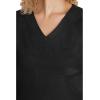 Healing Hands Scrubs for Women Jill Scrub Top V-Neck Modern Fit with 2 Patch Pockets and 2-Way Stretch Fabric 2320(Black)