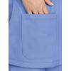 Healing Hands Scrubs for Women Jill Scrub Top V-Neck Modern Fit with 2 Patch Pockets and 2-Way Stretch Fabric 2320(Ceil)