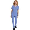 Healing Hands Scrubs for Women Jill Scrub Top V-Neck Modern Fit with 2 Patch Pockets and 2-Way Stretch Fabric 2320(Ceil)