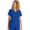 Healing Hands Scrubs for Women Jill Scrub Top V-Neck Modern Fit with 2 Patch Pockets and 2-Way Stretch Fabric 2320(Galaxy Blue)