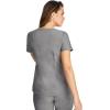 Healing Hands Scrubs for Women Jill Scrub Top V-Neck Modern Fit with 2 Patch Pockets and 2-Way Stretch Fabric 2320(Heather Grey)
