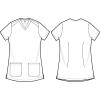 Healing Hands Scrubs for Women Jill Scrub Top V-Neck Modern Fit with 2 Patch Pockets and 2-Way Stretch Fabric 2320(Hunter)