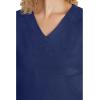 Healing Hands Scrubs for Women Jill Scrub Top V-Neck Modern Fit with 2 Patch Pockets and 2-Way Stretch Fabric 2320(Navy)