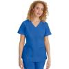 Healing Hands Scrubs for Women Jill Scrub Top V-Neck Modern Fit with 2 Patch Pockets and 2-Way Stretch Fabric 2320(Royal)