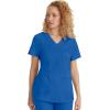 Healing Hands Scrubs for Women Jill Scrub Top V-Neck Modern Fit with 2 Patch Pockets and 2-Way Stretch Fabric 2320(Royal)