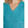 Healing Hands Scrubs for Women Jill Scrub Top V-Neck Modern Fit with 2 Patch Pockets and 2-Way Stretch Fabric 2320(Teal)