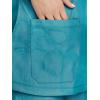Healing Hands Scrubs for Women Jill Scrub Top V-Neck Modern Fit with 2 Patch Pockets and 2-Way Stretch Fabric 2320(Teal)