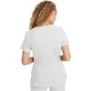 Healing Hands Scrubs for Women Jill Scrub Top V-Neck Modern Fit with 2 Patch Pockets and 2-Way Stretch Fabric 2320(White)