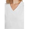 Healing Hands Scrubs for Women Jill Scrub Top V-Neck Modern Fit with 2 Patch Pockets and 2-Way Stretch Fabric 2320(White)
