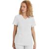Healing Hands Scrubs for Women Jill Scrub Top V-Neck Modern Fit with 2 Patch Pockets and 2-Way Stretch Fabric 2320(White)