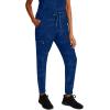 Healing Hands Scrubs for Women Jogger Camo Pant Tate 5 Pockets Moisture Wicking, Easy Care, 360° Stretch, Quick Dry – 9350(Navy)
