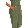 Healing Hands Scrubs for Women Jogger Camo Pant Tate 5 Pockets Moisture Wicking, Easy Care, 360° Stretch, Quick Dry – 9350(Olive)