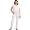 Healing Hands Scrubs for Women Jogger Camo Pant Tate 5 Pockets Moisture Wicking, Easy Care, 360° Stretch, Quick Dry – 9350(White)