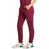 Healing Hands Scrubs for Women Jogger Camo Pant Tate 5 Pockets Moisture Wicking, Easy Care, 360° Stretch, Quick Dry – 9350(Wine)