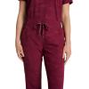 Healing Hands Scrubs for Women Jogger Camo Pant Tate 5 Pockets Moisture Wicking, Easy Care, 360° Stretch, Quick Dry – 9350(Wine)