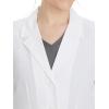 Healing Hands Womens Lab Coat 4 Pocket Full Sleeve Mid Length 5064 Felicity The White Coat Minimalist Collection(White)