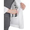 Healing Hands Womens Lab Coat 4 Pocket Full Sleeve Mid Length 5064 Felicity The White Coat Minimalist Collection(White)