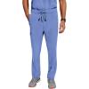 Healing Hands Medical Scrub Pant for Men Noah Bottoms with 7 Pockets, Moisture Wicking, 360° Stretch & Recycled Fibers 9173(Ceil)