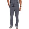 Healing Hands Medical Scrub Pant for Men Noah Bottoms with 7 Pockets, Moisture Wicking, 360° Stretch & Recycled Fibers 9173(Pewter)