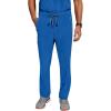 Healing Hands Medical Scrub Pant for Men Noah Bottoms with 7 Pockets, Moisture Wicking, 360° Stretch & Recycled Fibers 9173(Royal)