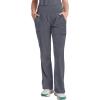 Healing Hands Scrub Pants for Women – Purple Label Bootcut Yoga Pants with 8 Pockets & Knit Waistband – HH002(Pewter)