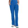 Healing Hands Scrub Pants for Women – Purple Label Bootcut Yoga Pants with 8 Pockets & Knit Waistband – HH002(Royal)