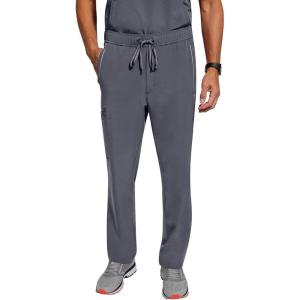 Healing Hands Medical Scrub Pant for Men Noah Bottoms with 7 Pockets, Moisture Wicking, 360° Stretch & Recycled Fibers 9173(Pewter)