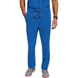 Healing Hands Medical Scrub Pant for Men Noah Bottoms with 7 Pockets, Moisture Wicking, 360° Stretch & Recycled Fibers 9173(Royal)