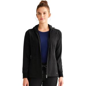 Healing Hands Purple Label Women Scrubs Jacket Devon HH301(Black)