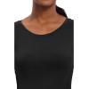 Healing Hands Women’s Underscrub Soft Knit Melissa Longsleeve Scrub Tee with Breathable & Easy Care Fabric 5047(Black)