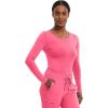 Healing Hands Women’s Underscrub Soft Knit Melissa Longsleeve Scrub Tee with Breathable & Easy Care Fabric 5047(Carnation Pink – 2 Pack)