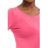 Healing Hands Women’s Underscrub Soft Knit Melissa Longsleeve Scrub Tee with Breathable & Easy Care Fabric 5047(Carnation Pink)