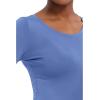 Healing Hands Women’s Underscrub Soft Knit Melissa Longsleeve Scrub Tee with Breathable & Easy Care Fabric 5047(Ceil Blue)