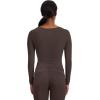 Healing Hands Women’s Underscrub Soft Knit Melissa Longsleeve Scrub Tee with Breathable & Easy Care Fabric 5047(Dark Chocolate)