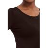 Healing Hands Women’s Underscrub Soft Knit Melissa Longsleeve Scrub Tee with Breathable & Easy Care Fabric 5047(Dark Chocolate)
