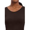 Healing Hands Women’s Underscrub Soft Knit Melissa Longsleeve Scrub Tee with Breathable & Easy Care Fabric 5047(Dark Chocolate)