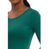 Healing Hands Women’s Underscrub Soft Knit Melissa Longsleeve Scrub Tee with Breathable & Easy Care Fabric 5047(Hunter)