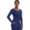 Healing Hands Women’s Underscrub Soft Knit Melissa Longsleeve Scrub Tee with Breathable & Easy Care Fabric 5047(Navy – 2 Pack)