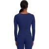 Healing Hands Women’s Underscrub Soft Knit Melissa Longsleeve Scrub Tee with Breathable & Easy Care Fabric 5047(Navy)