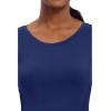 Healing Hands Women’s Underscrub Soft Knit Melissa Longsleeve Scrub Tee with Breathable & Easy Care Fabric 5047(Navy)