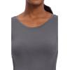 Healing Hands Women’s Underscrub Soft Knit Melissa Longsleeve Scrub Tee with Breathable & Easy Care Fabric 5047(Pewter)