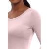 Healing Hands Women’s Underscrub Soft Knit Melissa Longsleeve Scrub Tee with Breathable & Easy Care Fabric 5047(Pink Pearl)