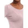 Healing Hands Women’s Underscrub Soft Knit Melissa Longsleeve Scrub Tee with Breathable & Easy Care Fabric 5047(Pink Pearl)