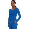 Healing Hands Women’s Underscrub Soft Knit Melissa Longsleeve Scrub Tee with Breathable & Easy Care Fabric 5047(Royal – 2 Pack)